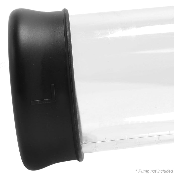 Pumped Large Silicone Pump Sleeve in Black