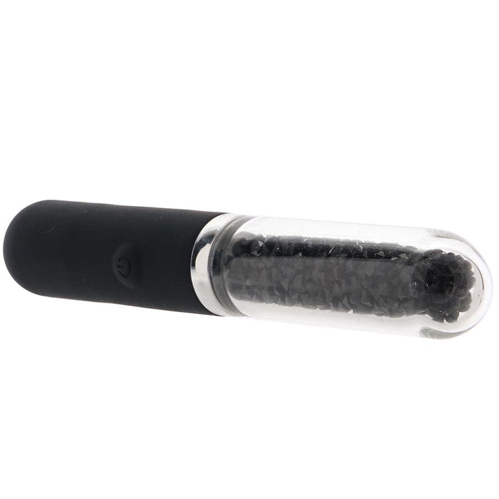 Stardust Posh Rechargeable Glass Vibe in Black