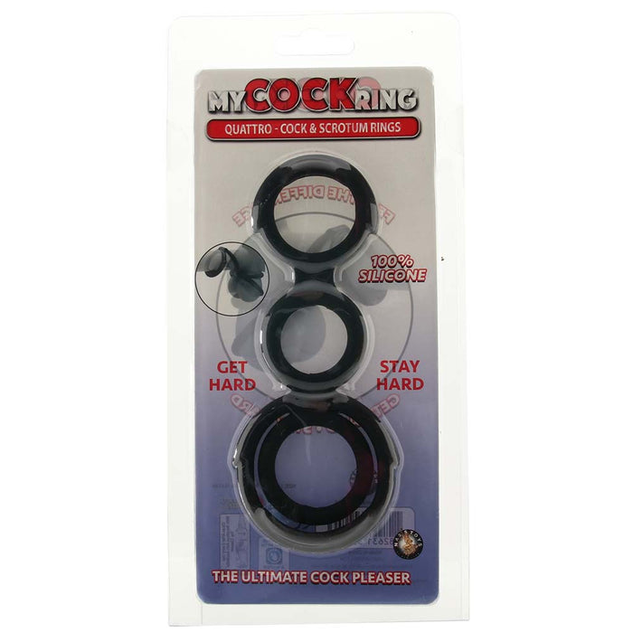 My Cock Ring Quattro Cockring & Scrotum Cinch