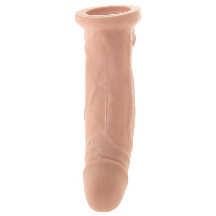 RealRock Penis Sleeve 8 Inch Extender in White