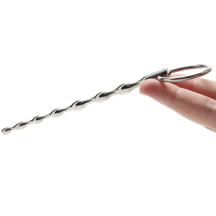 Blueline 4.25 Inch Steel Ribbed Urethral Sound