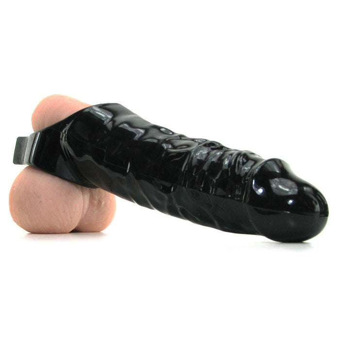 Master Series Mamba Cock Sheath in Black