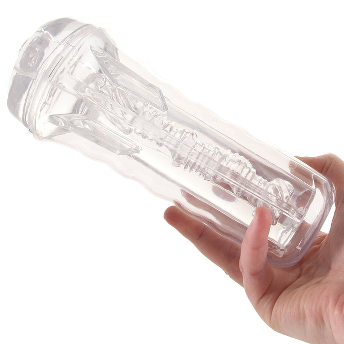 Dream-Lite Crystal Vagina Masturbator in Clear