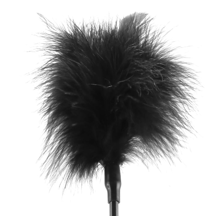 Black & White Crop with Feather Tickler