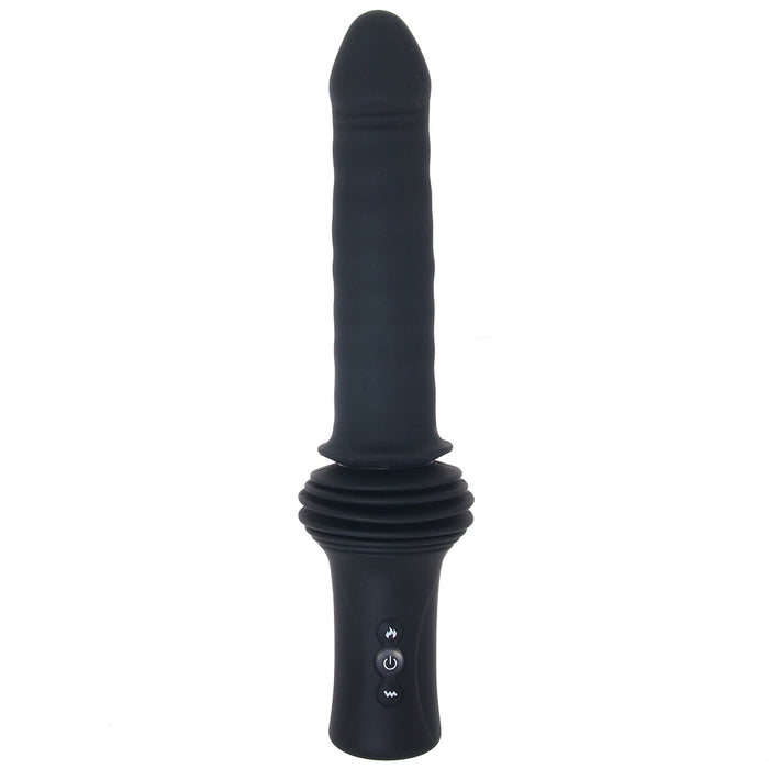 Renegade Super Stroker Thrusting Vibe in Black