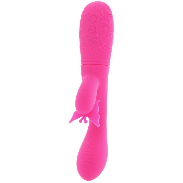 Butterfly Kiss Rechargeable Flutter Vibe in Pink