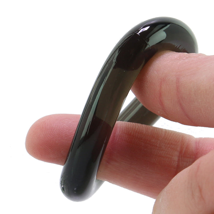 Elastomer Cock Ring Relaxed Fit in Black