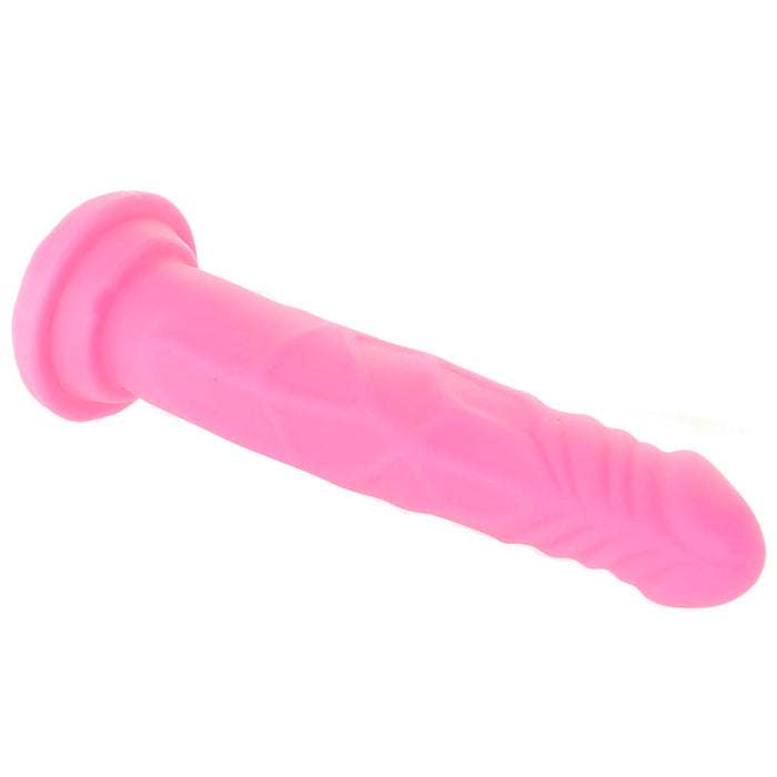 Neo 7.5 Inch Dual Density Dildo in Neon Pink