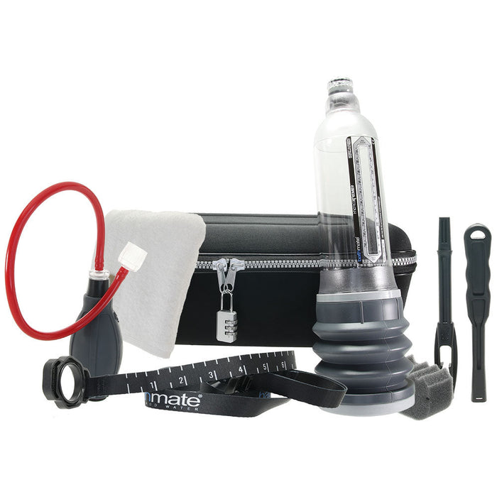 HydroXtreme9 Penis Pump and Accessory Kit in Clear