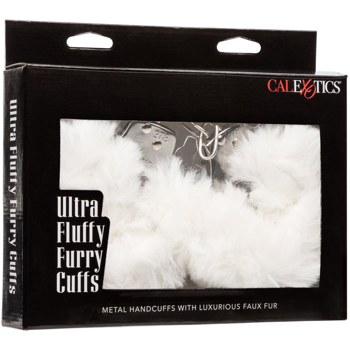 Ultra Fluffy Furry Cuffs in White