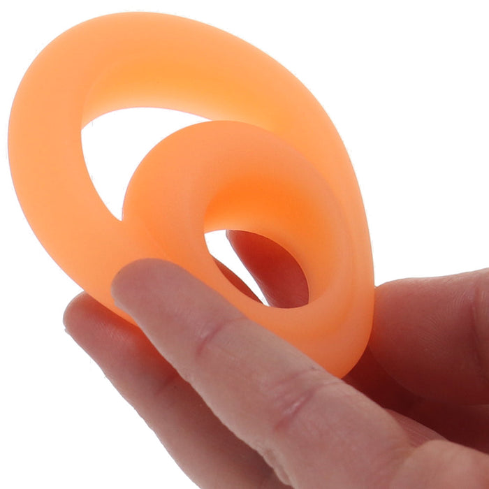 Alpha Glow-In-The-Dark Teardrop C-Ring