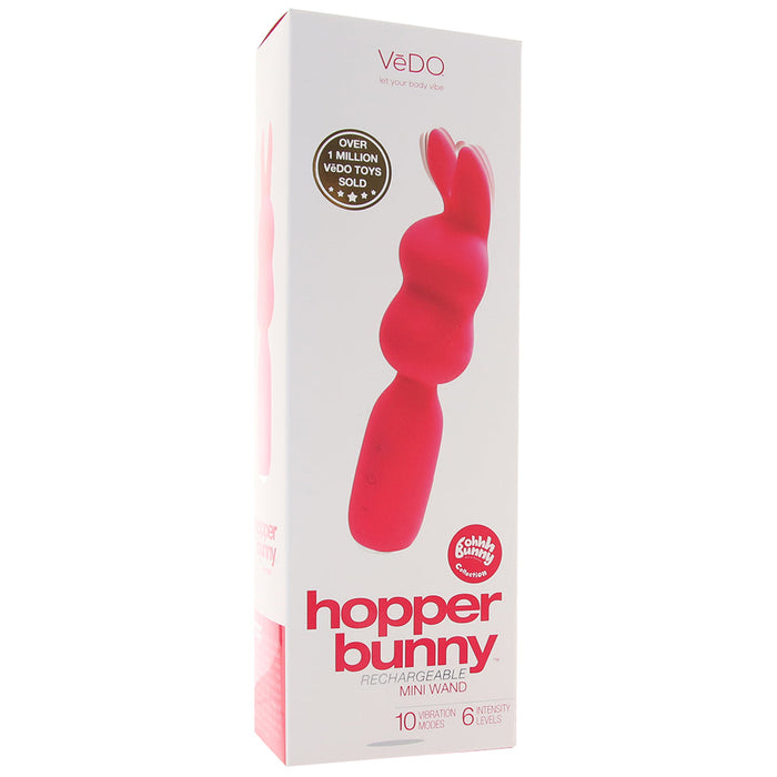 Hopper Bunny Mini Wand in Pink