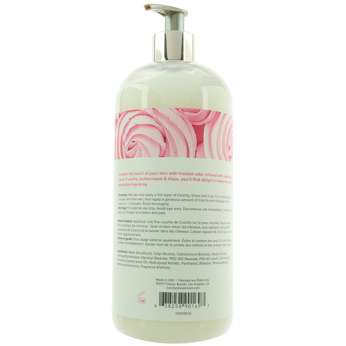 Oh So Smooth Shave Cream 32oz/946ml in Frosted Cake