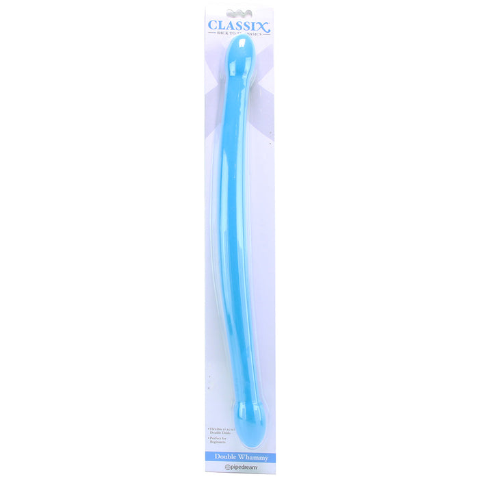 Classix Double Whammy Dildo in Blue