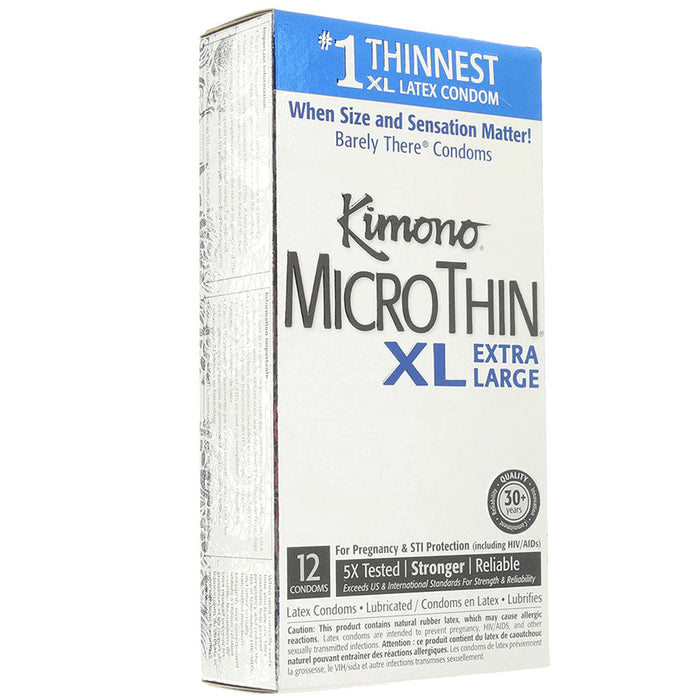 Kimono MircoThin XL Condoms in 12 Pack