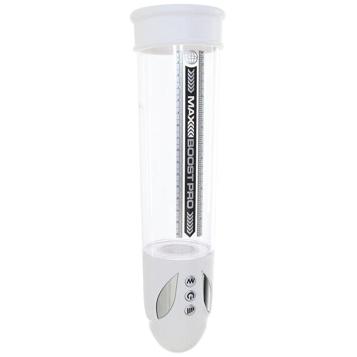 Pump Worx Max Boost Pro Flow Penis Pump in White