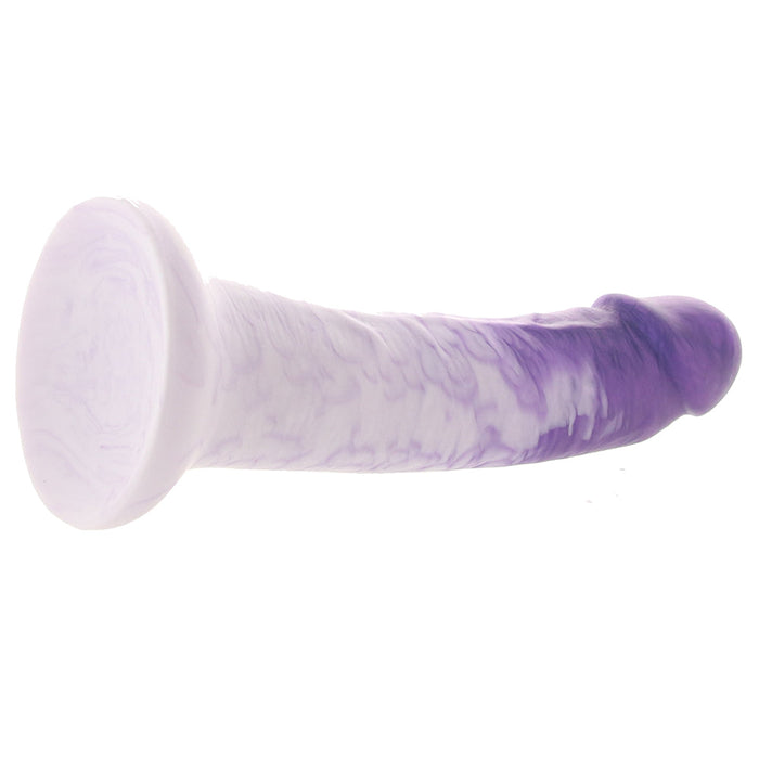 Strap U Real Swirl Silicone Dildo in Purple