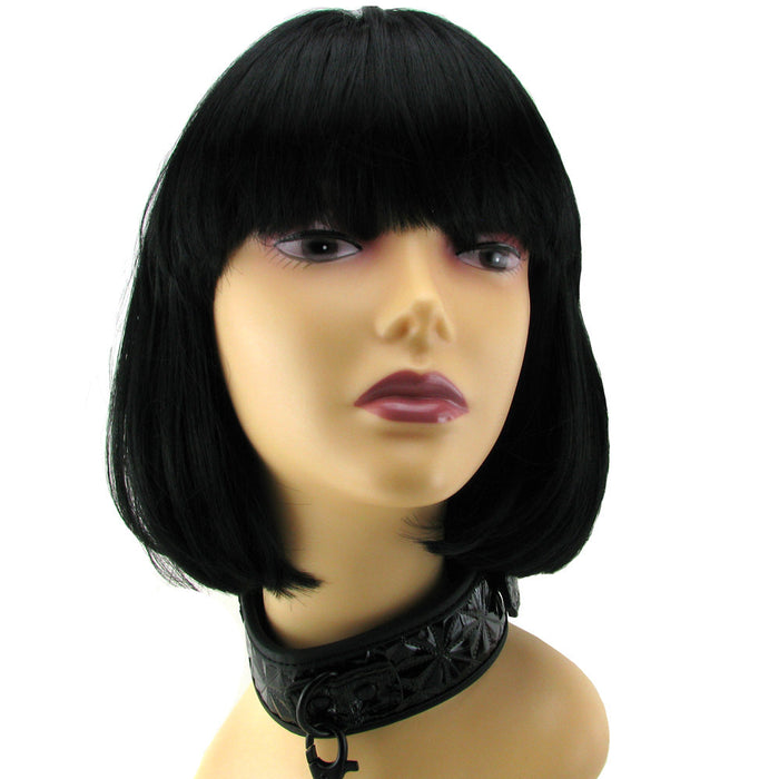 Sinful Collar with Leash in Black