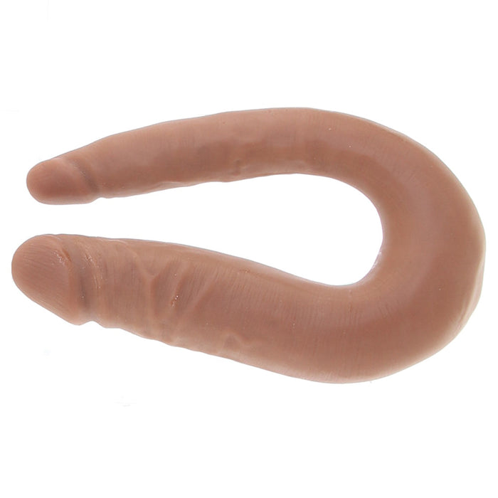 Dr. Skin Mini 12 Inch Double Dildo in Mocha