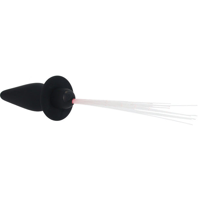 Southern Lights Vibrating Butt Plug in Black