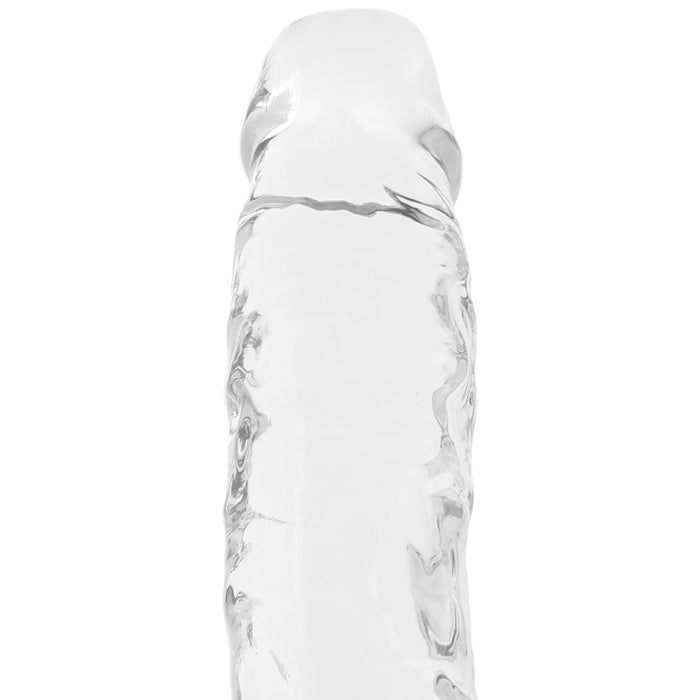 King Cock 7 Inch Ballsy Dildo in Clear