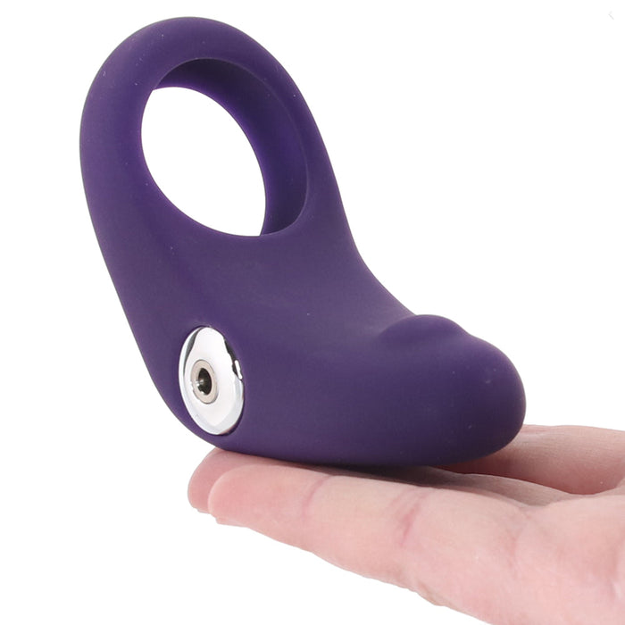 Rev Rechargeable Vibrating C-Ring in Purple