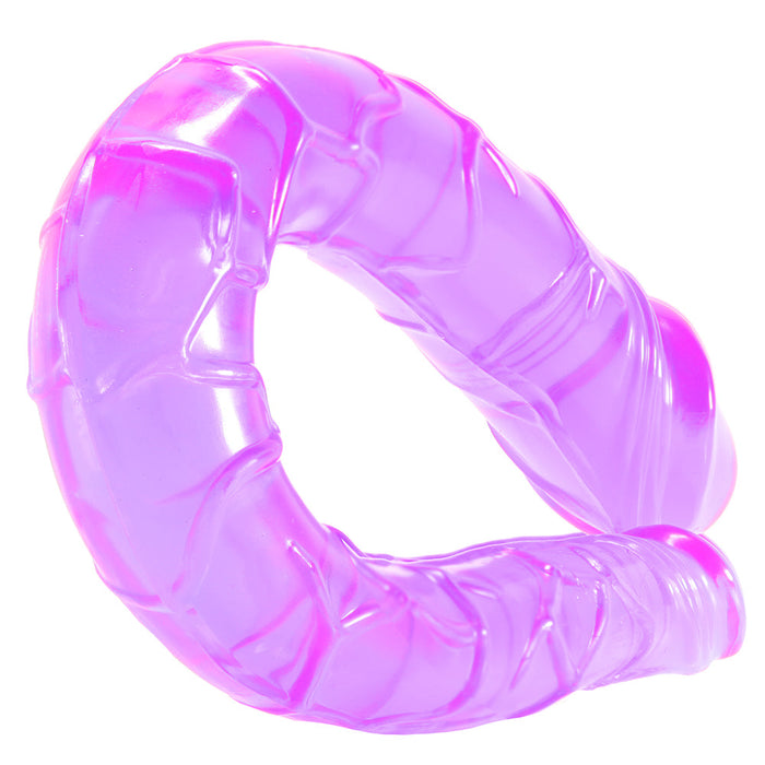 Lucky Lady Dual Stimulator Dildo in Purple