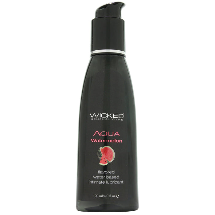 Aqua Flavored Lube 4oz/120ml in Watermelon