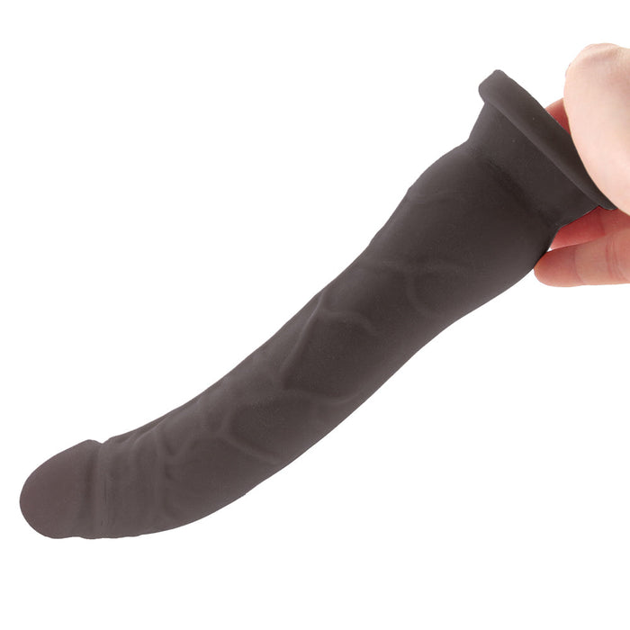 Dr. Skin Plus 9 Inch Posable Dildo in Black