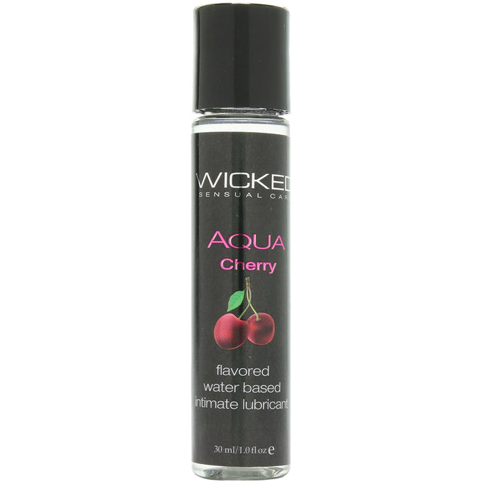 Aqua Flavored Lube 1oz/30ml in Cherry