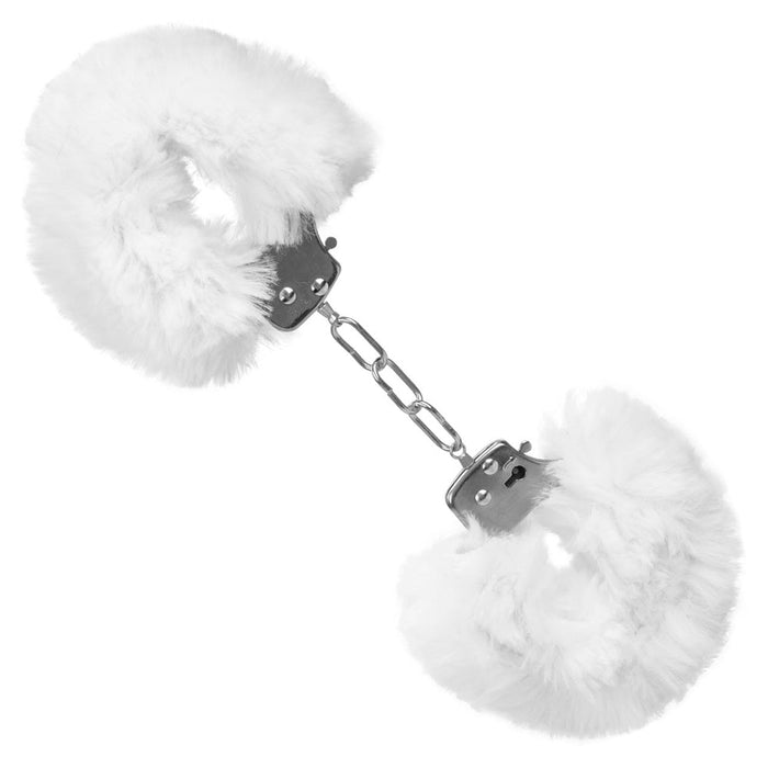 Ultra Fluffy Furry Cuffs in White