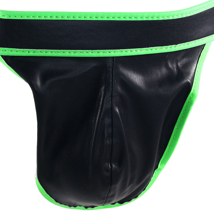 Ouch! Glow In The Dark Side Buckle Jock Strap in L/XL