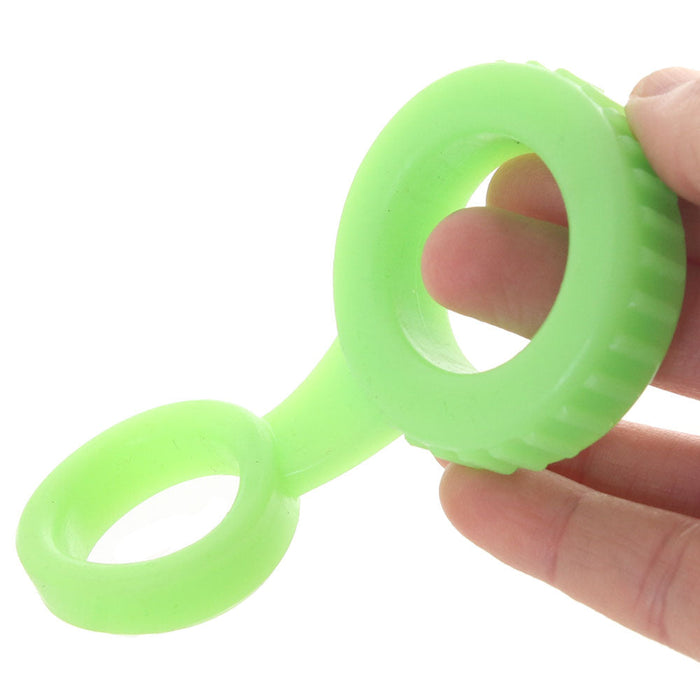 Ouch! Glow In The Dark Double Cock Ring