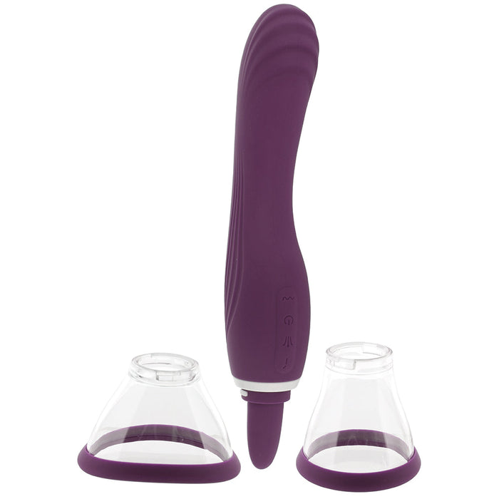 Inya Triple Delight Licking Suction Vibe in Purple