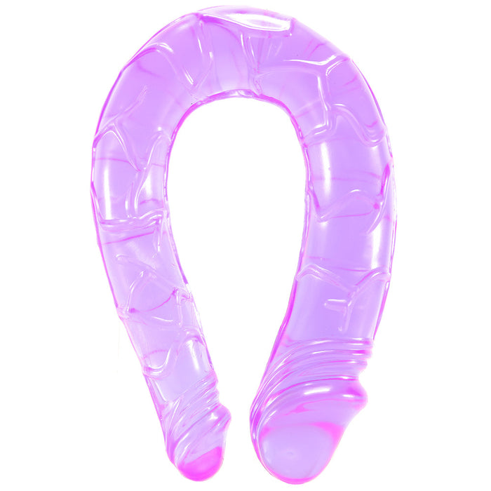 Lucky Lady Dual Stimulator Dildo in Purple