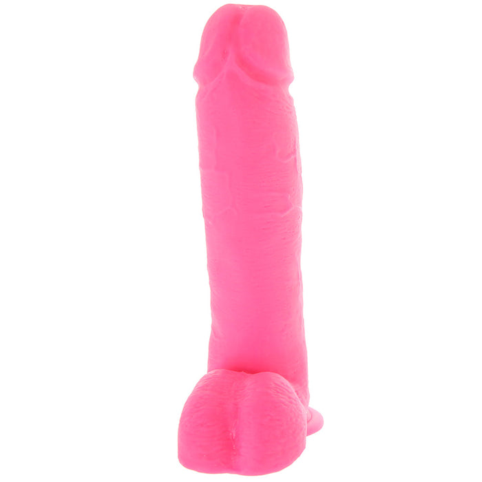 Neo 10 Inch Dual Density Ballsy Dildo in Pink