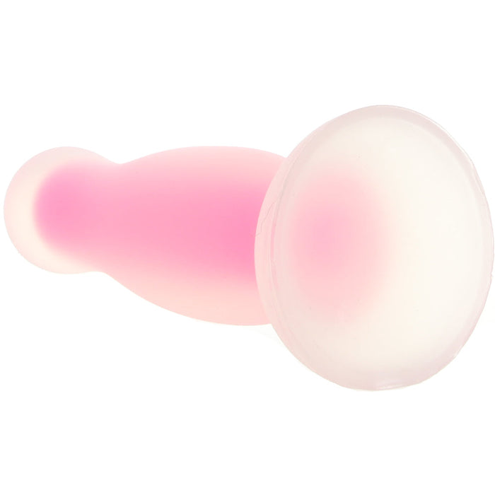 Luminous Glow In The Dark Small Butt Plug in Pink