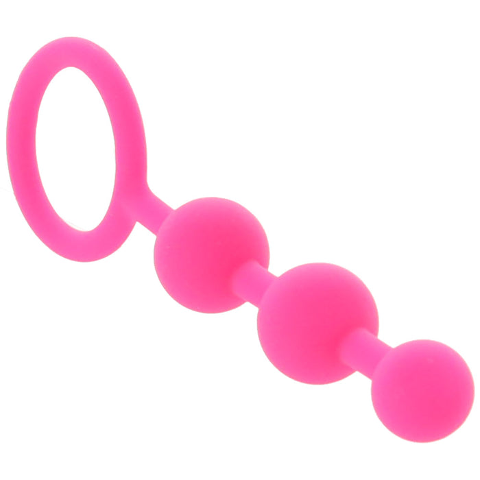 All About Anal Silicone Triple Beads