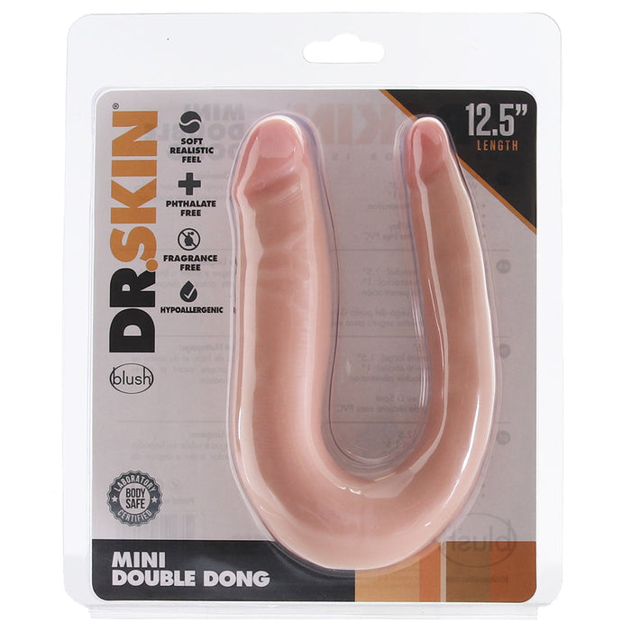 Dr. Skin Mini 12 Inch Double Dildo in Vanilla