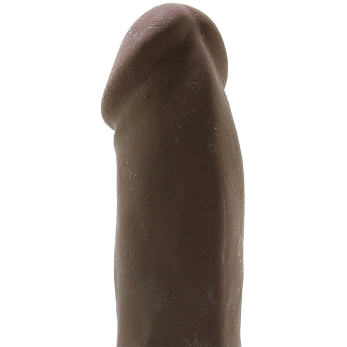 The Master D 7.5 Inch ULTRASKYN Ballsy Dildo in Chocolate