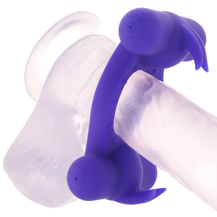 Silicone Triple Orgasm Enhancer Vibrating Ring