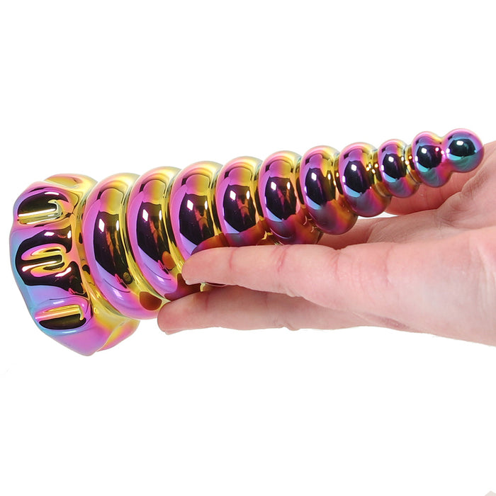 Creature Cocks Twilight Rainbow Glass Dildo