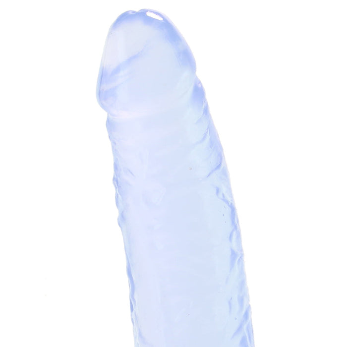 Basix Slim 7 Inch Dildo in Clear