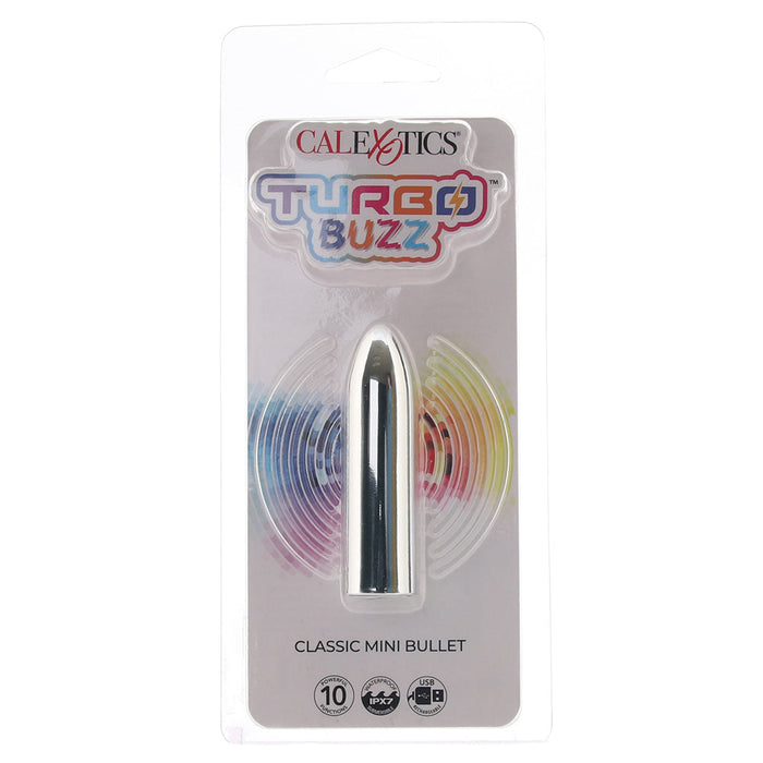 Turbo Buzz Classic Mini Bullet Vibe in Silver