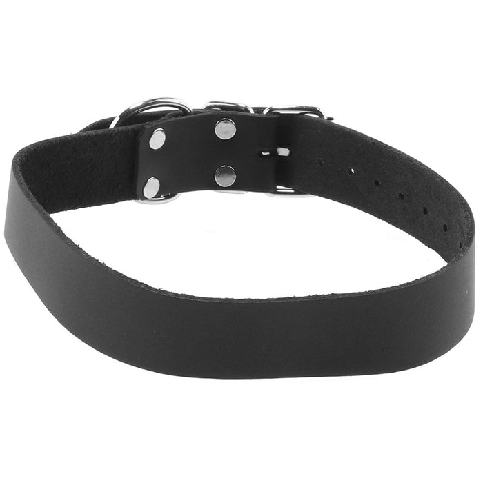 Comfort Fit 1 Inch Leather Collar