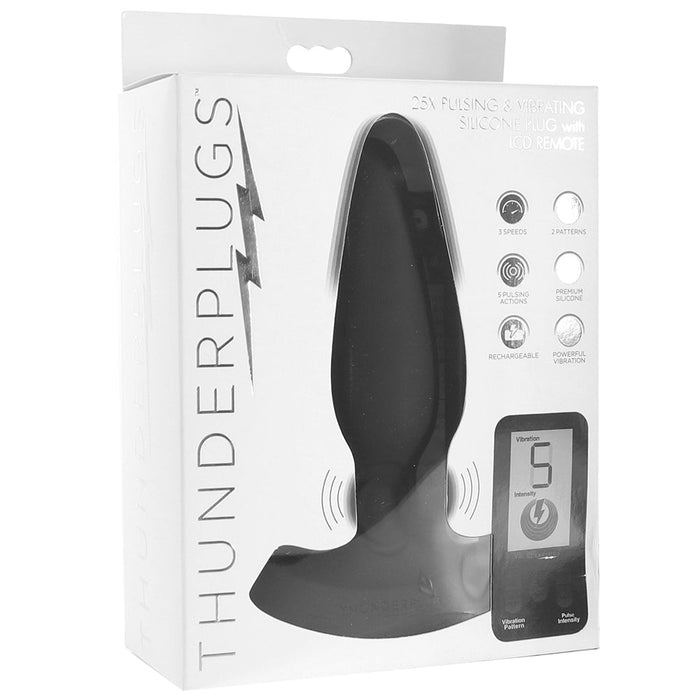 Thunder Plugs Pulsing & Vibrating Remote Plug