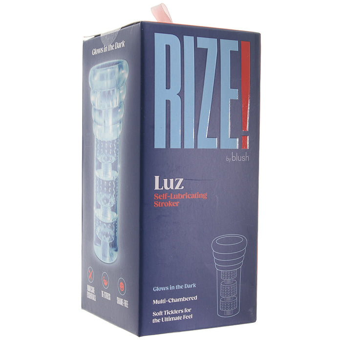 Rize Luz Self Lubricating Stroker in Glow in the Dark