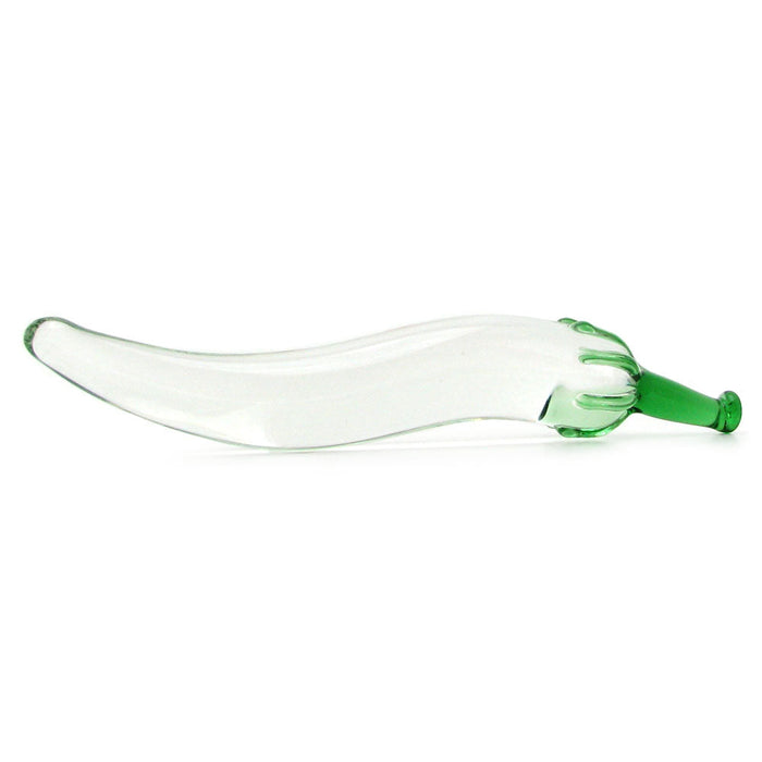 Glass Naturals Chili Pepper Glass Dildo