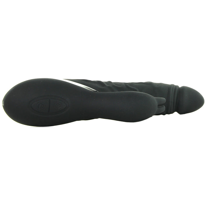 Surenda Silicone Rabbit Lover Vibe in Black