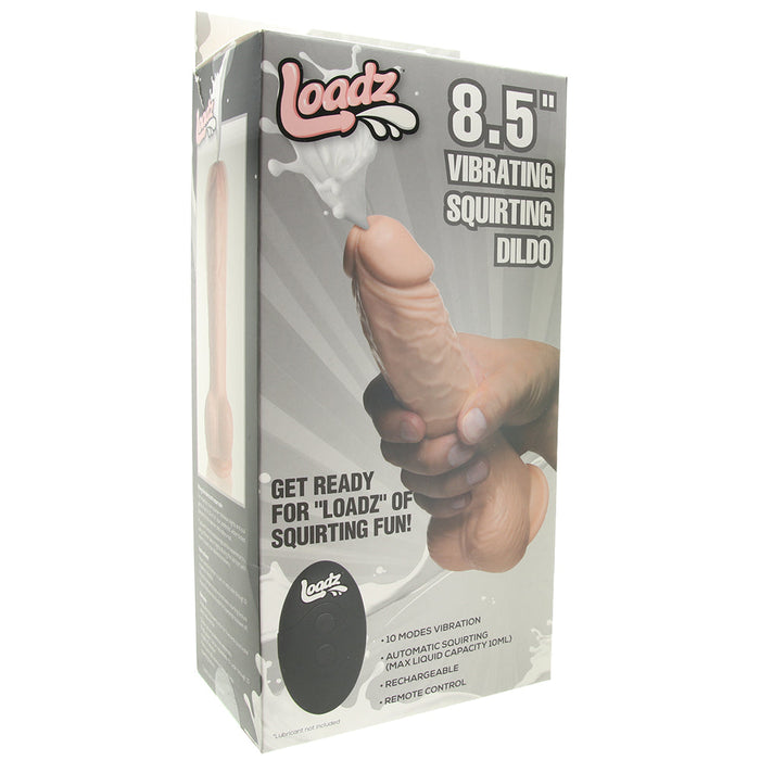 Loadz 8.5 Inch Vibrating Squirting Dildo